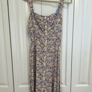 Reformation persimmon dress in Dolores print size 4